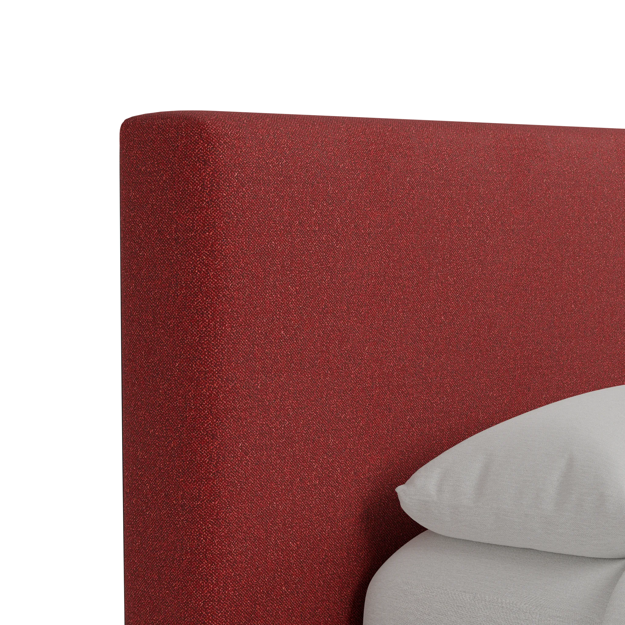 Grayton Elite Red 44" Upholstered Platform Bed