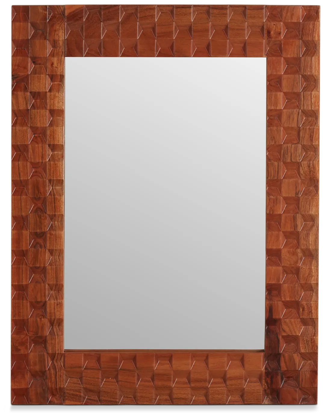 Brooks Wood Rect Mirror