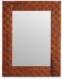 Brooks Wood Rect Mirror