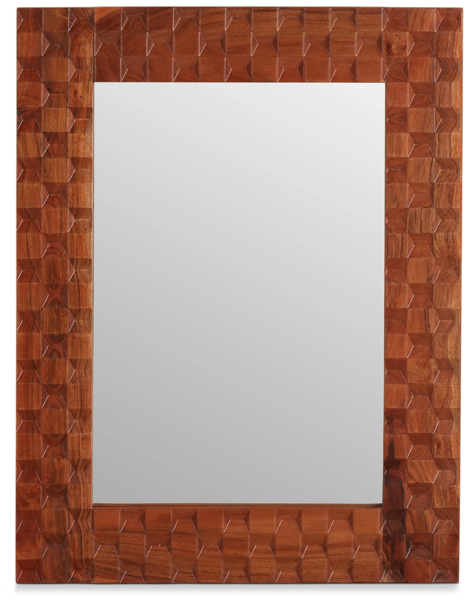 Brooks Wood Rect Mirror
