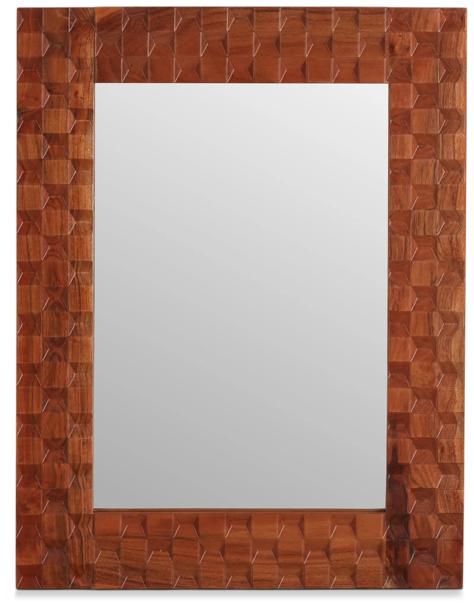 Brooks Wood Rect Mirror Brooks Wood Rect Mirror