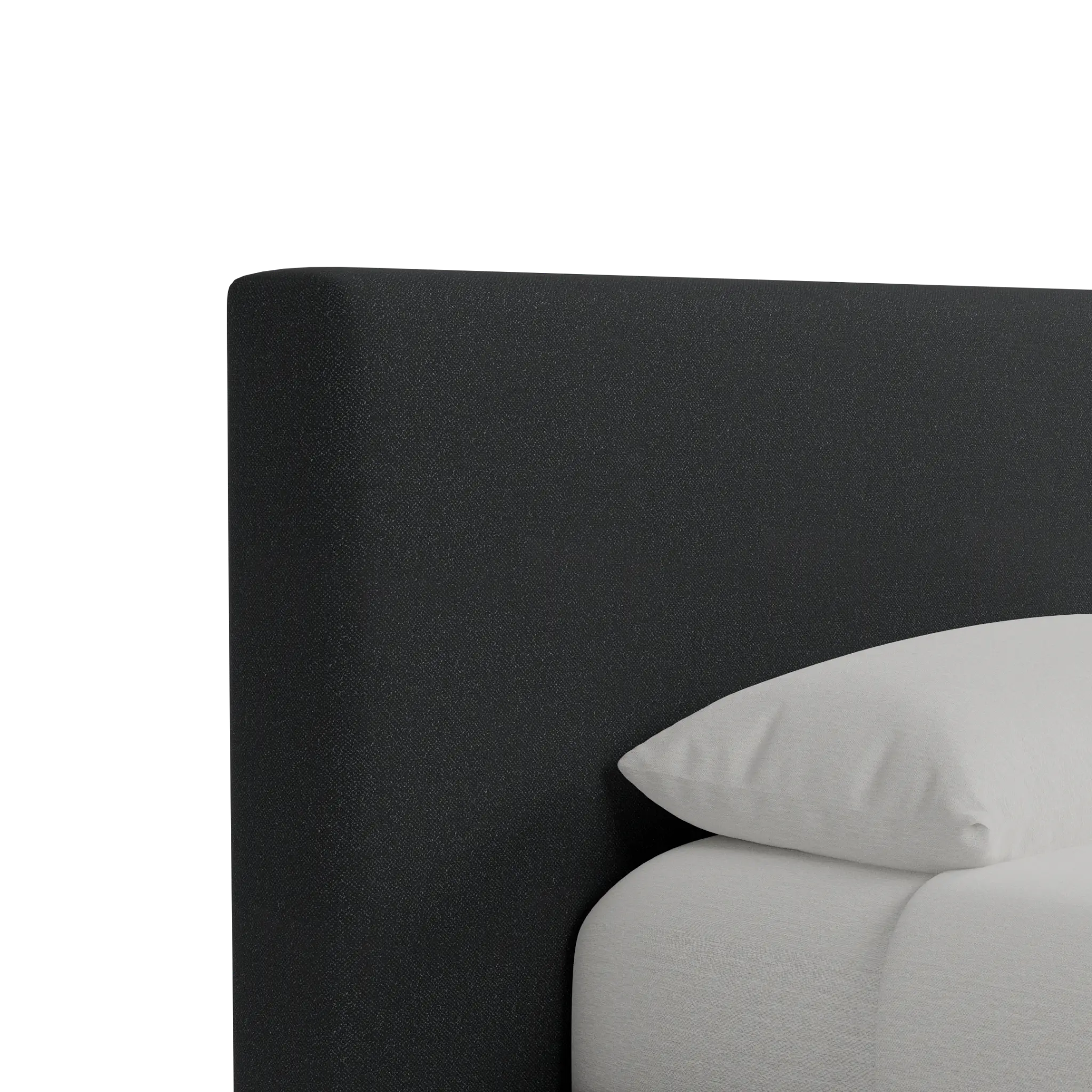 Grayton Peyton Dark Blue 44" Upholstered Platform Bed Grayton Peyton Dark Blue 44" Upholstered Platform Bed
