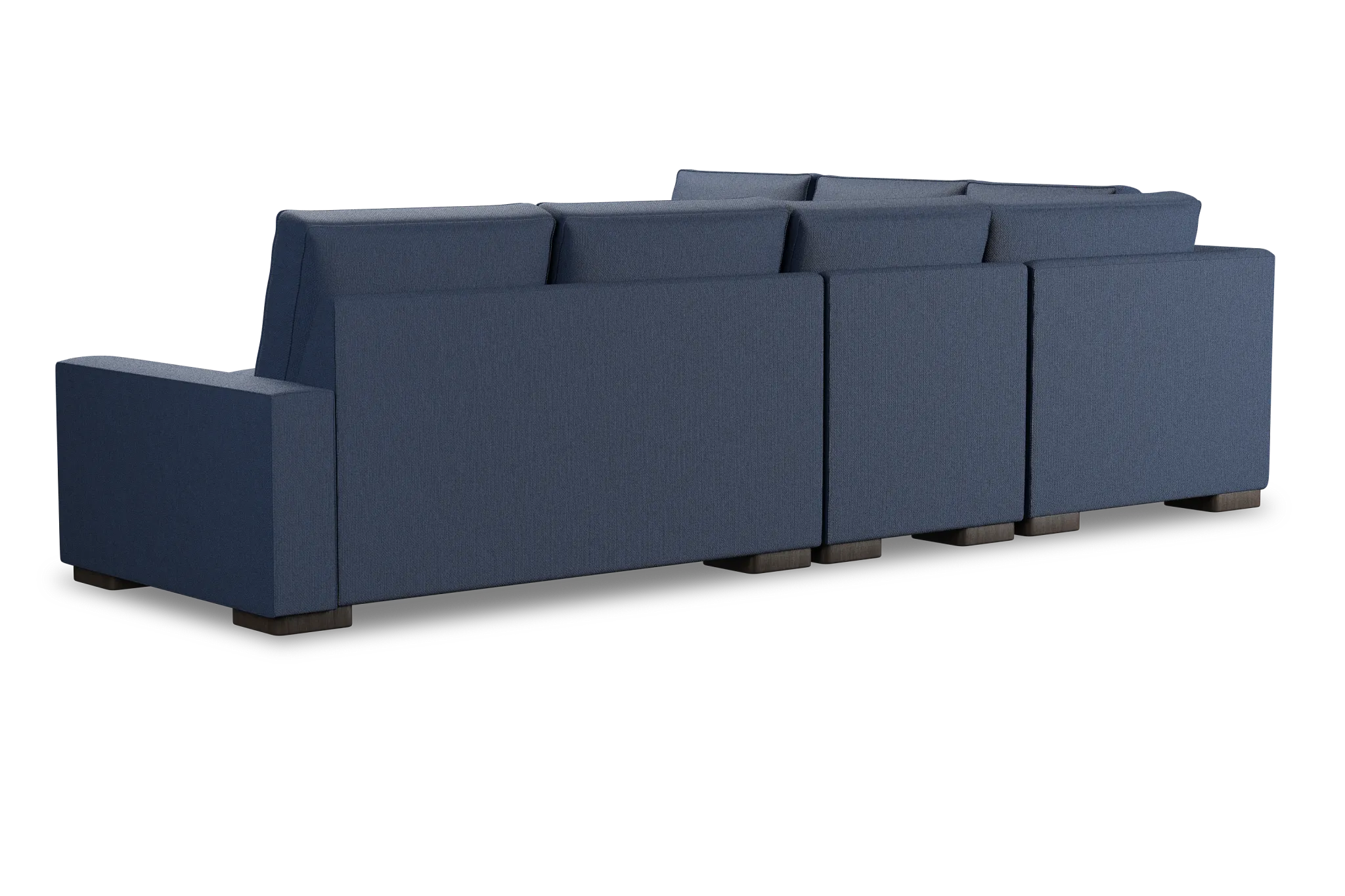 Edgewater Revenue Dark Blue Medium Two-arm Sectional