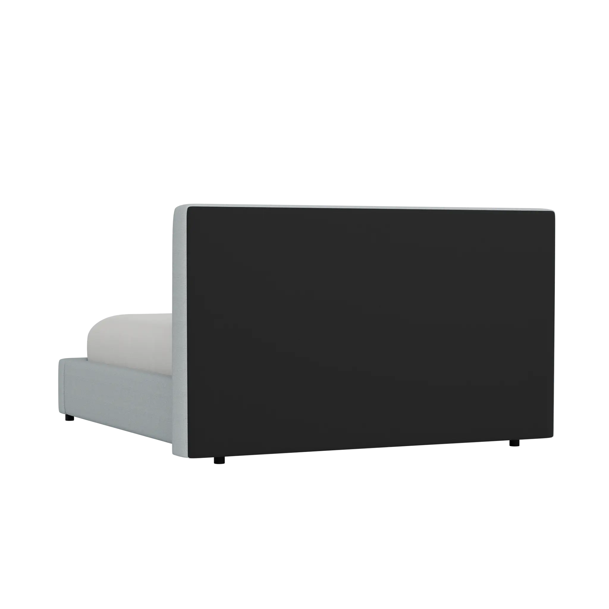 Grayton Natural Beauty Light Blue 44" Upholstered Platform Bed Grayton Natural Beauty Light Blue 44" Upholstered Platform Bed