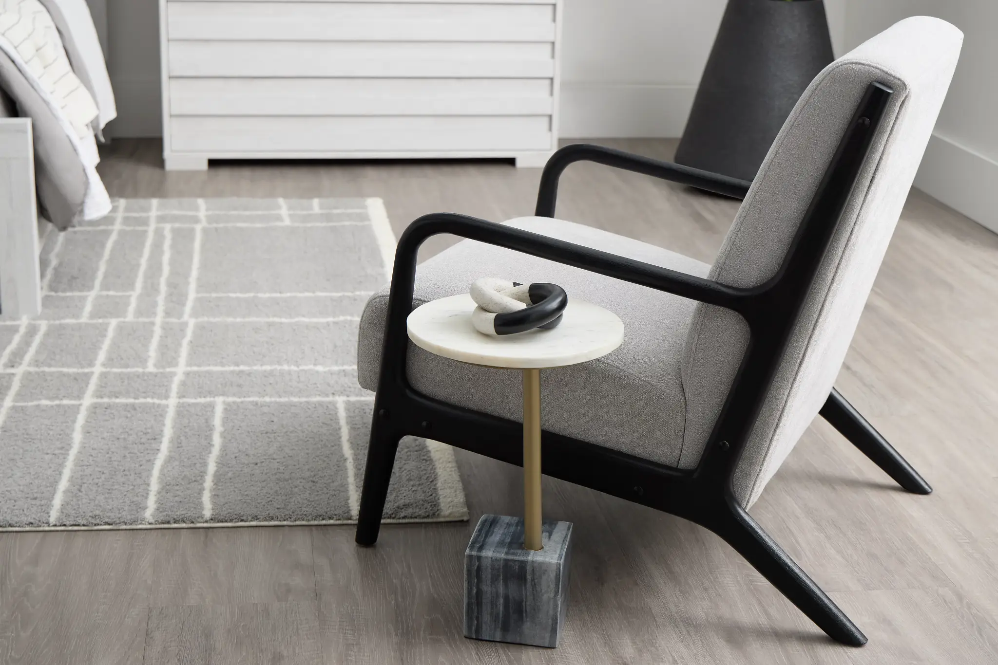 Britt White Marble Accent Table Britt White Marble Accent Table