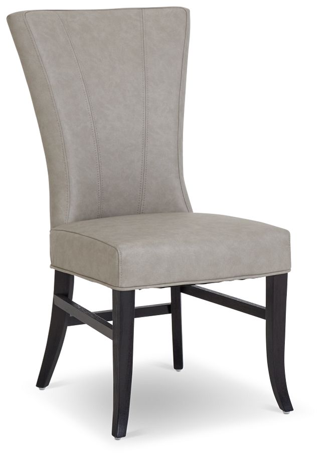 Lori Light Gray Micro Side Chair (1)