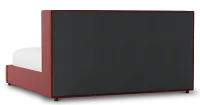 Captiva Elite Red 48" Upholstered Shelter Bed