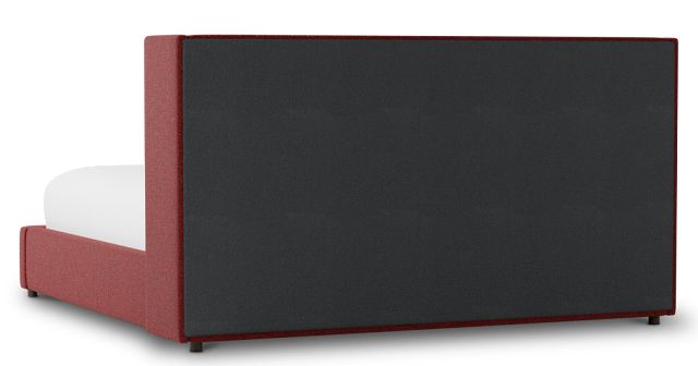 Captiva Elite Red 48" Upholstered Shelter Bed