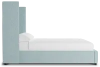 Captiva Elite Light Blue 60" Upholstered Shelter Bed