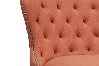 Seaside Light Pink Fabric 30" Swivel Barstool