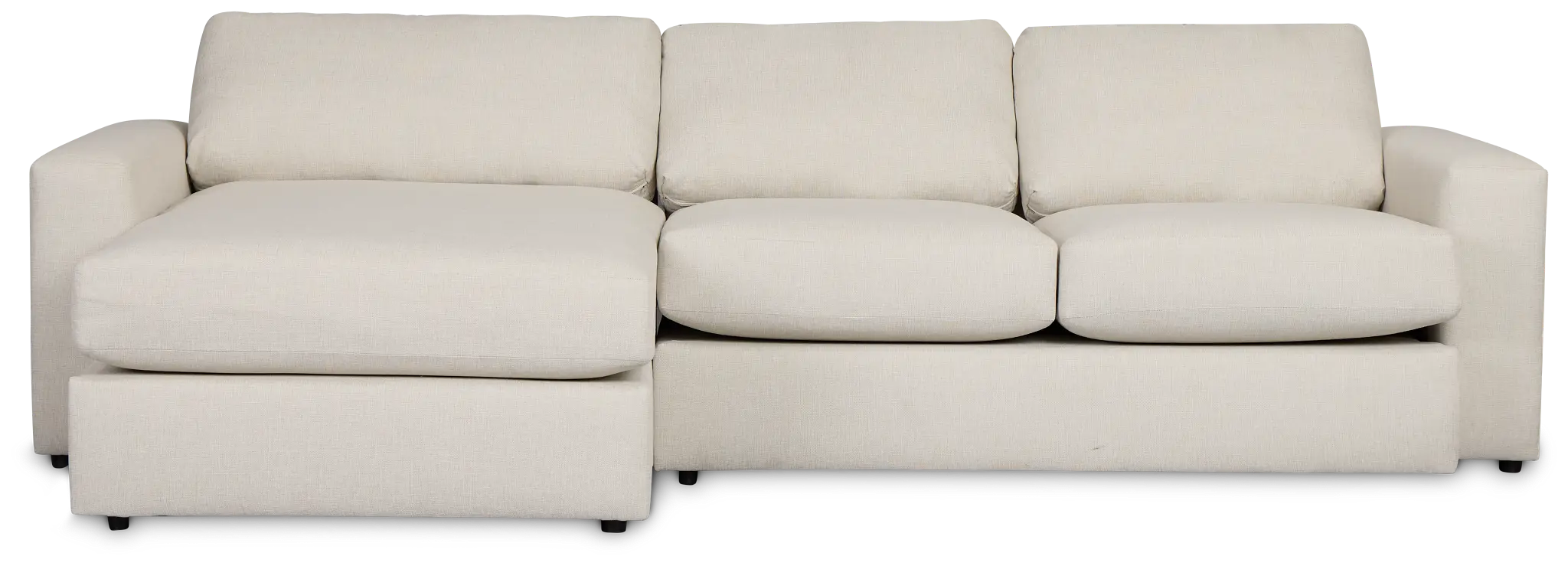 Brantley Light Beige Fabric Left Chaise Sectional Brantley Light Beige Fabric Left Chaise Sectional