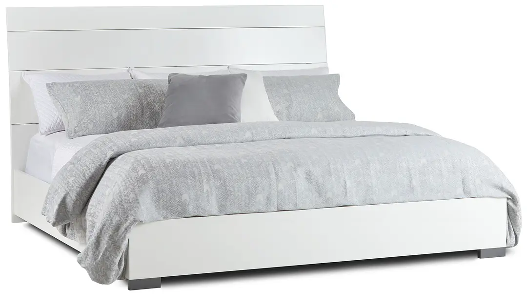 Oslo White Platform Bed Oslo White Platform Bed