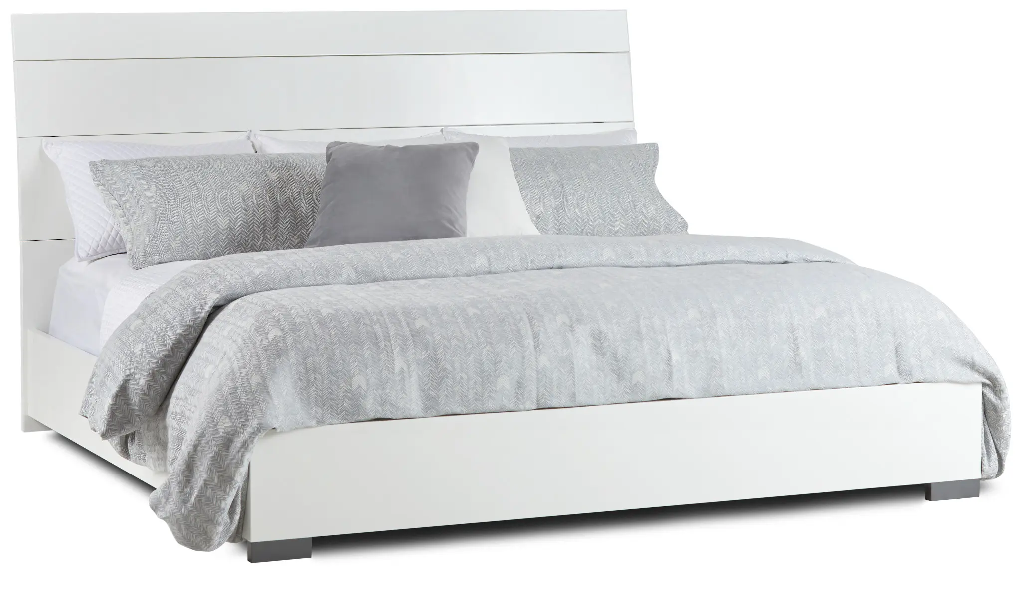 Oslo White Platform Bed Oslo White Platform Bed