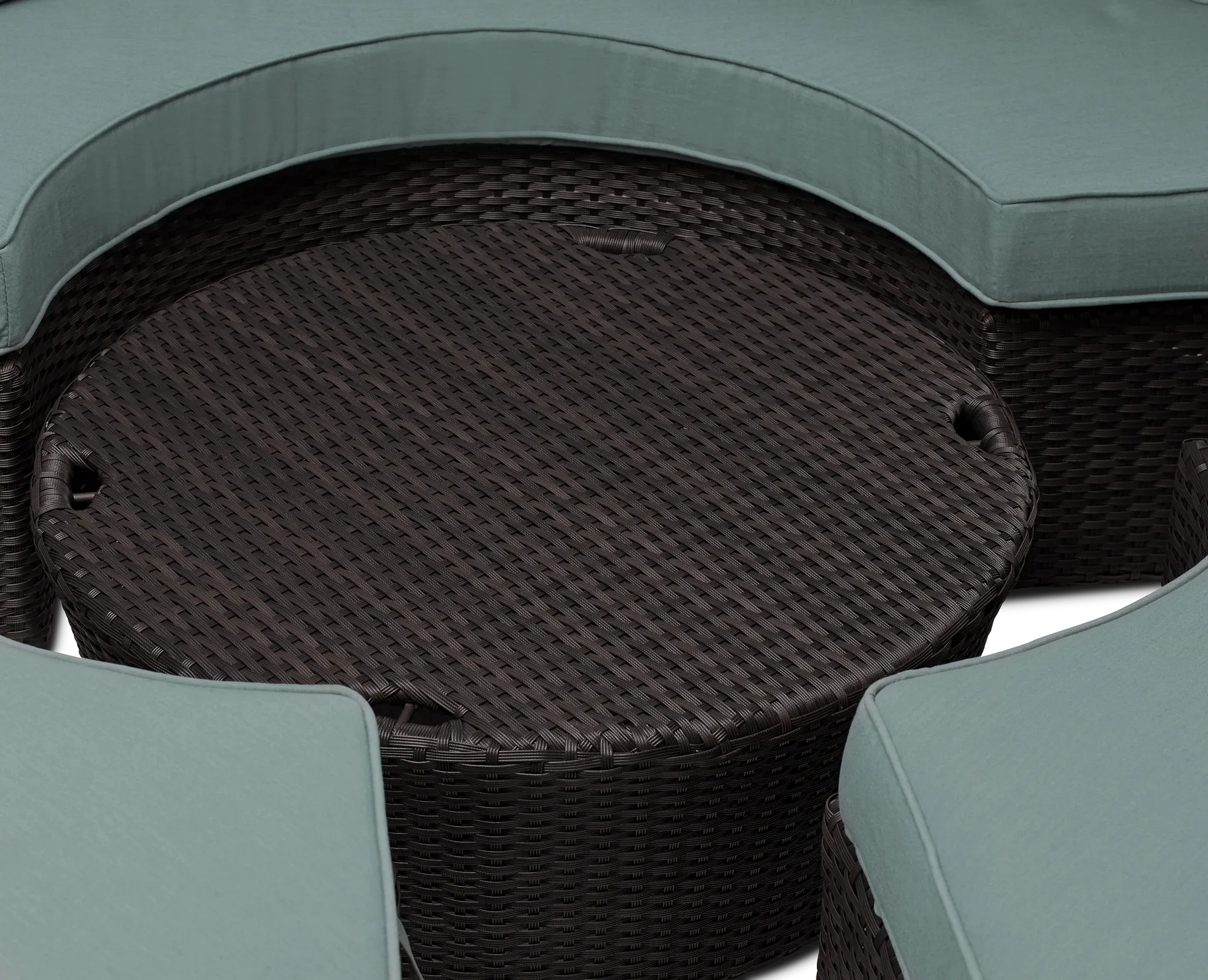Fina Teal Canopy Daybed