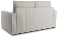 Siesta Lucy Light Beige Fabric Loveseat