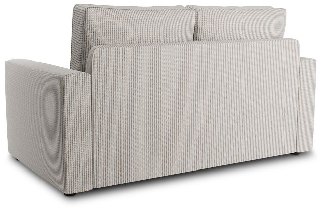 Siesta Lucy Light Beige Fabric Loveseat