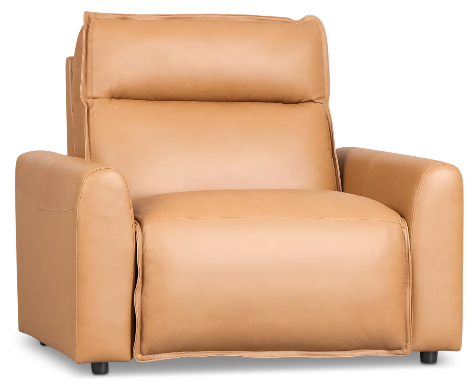 Edison Medium Brown Lthr/vinyl Power Recliner With Power Headrest Edison Medium Brown Lthr/vinyl Power Recliner With Power Headrest