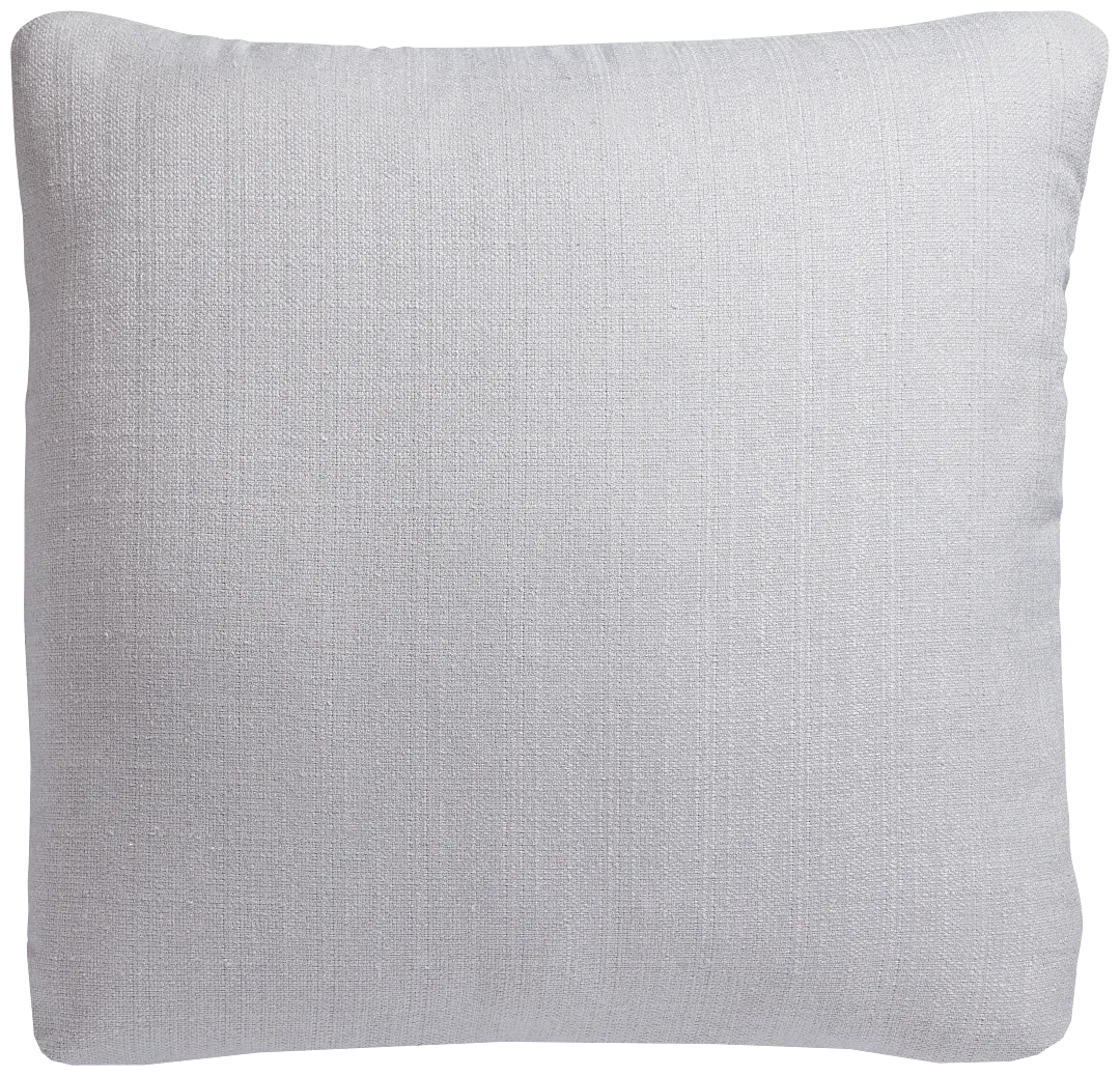 Zeke Light Gray 20" Accent Pillow