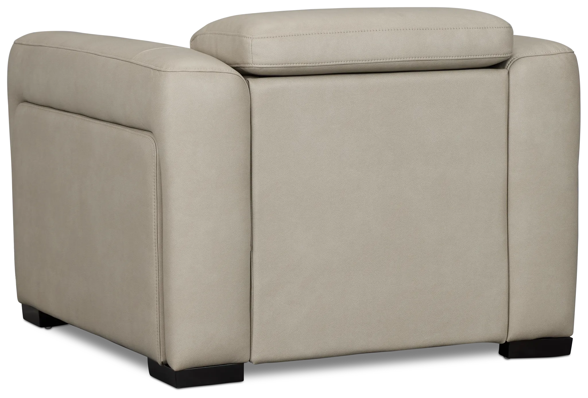 Melody Light Gray Micro Power Recliner