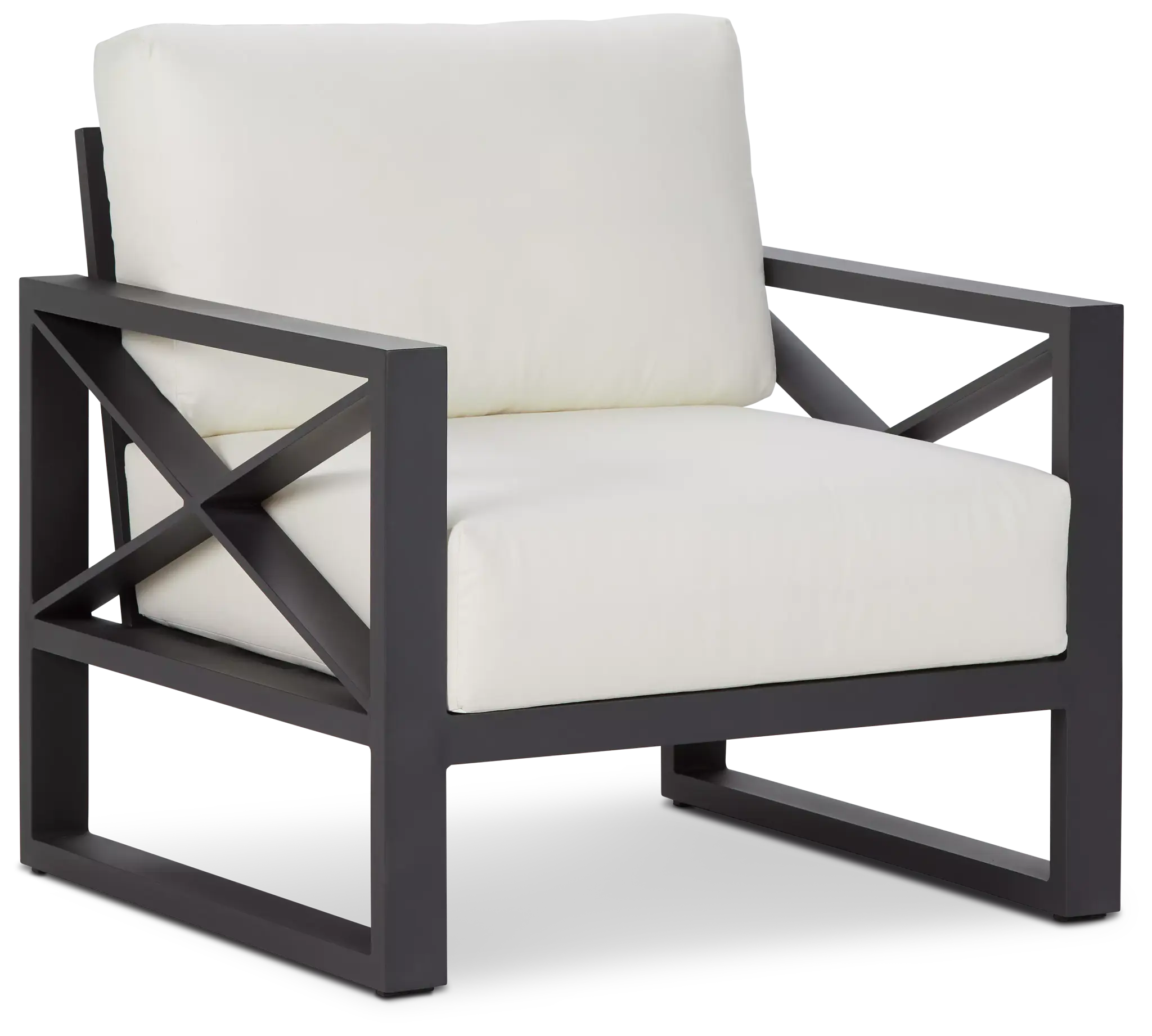 Linear Dark Gray White Aluminum Chair Linear Dark Gray White Aluminum Chair
