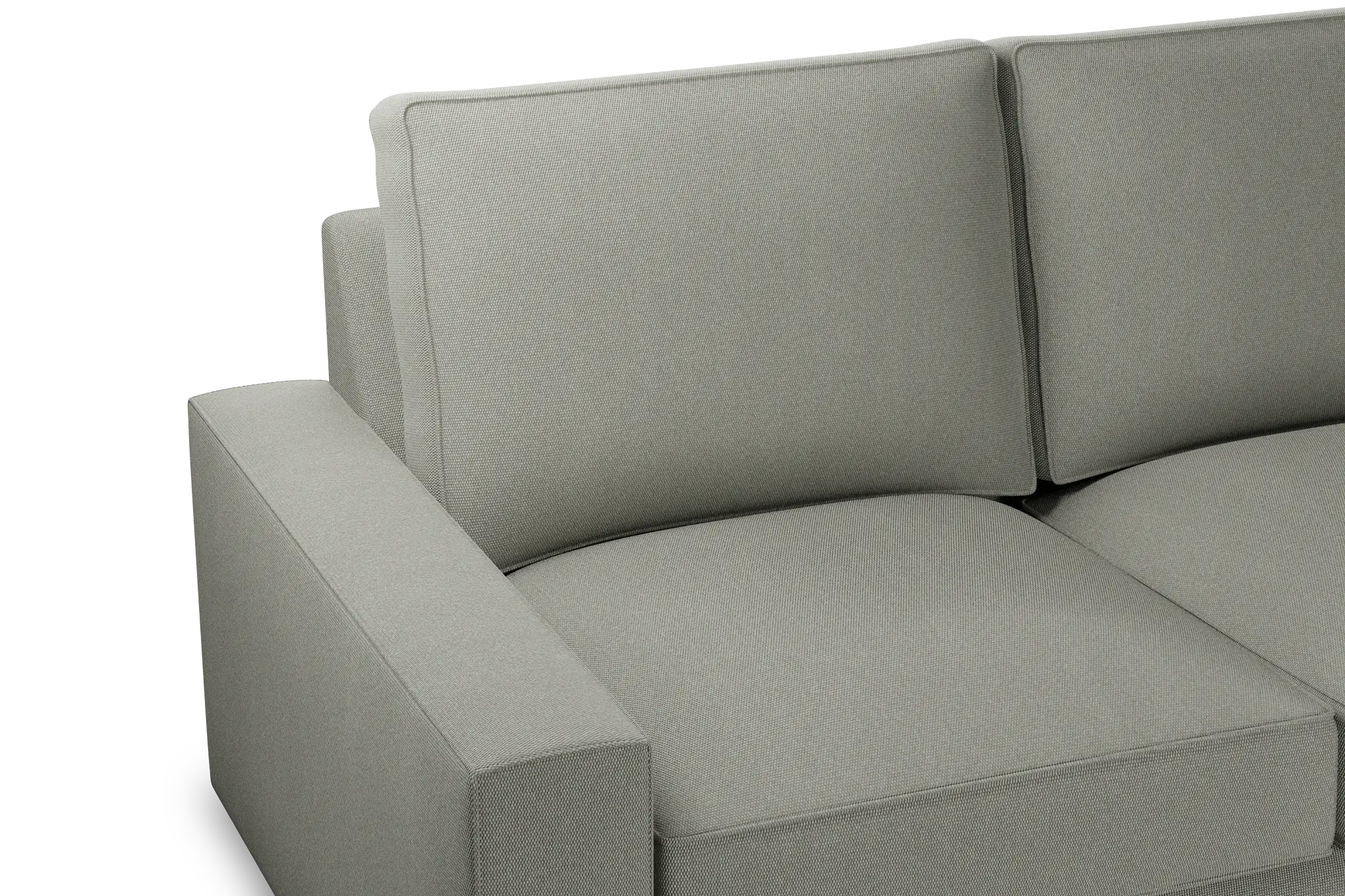 Edgewater Delray Pewter Medium Two-arm Sectional Edgewater Delray Pewter Medium Two-arm Sectional