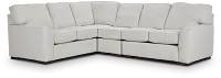 Austin White Fabric Medium Two-arm Sectional