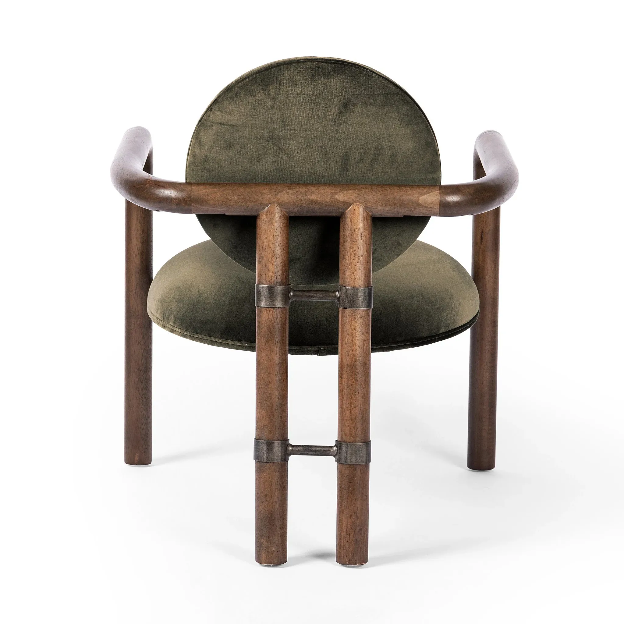 Four Hands Cari Dark Green Velvet Accent Chair