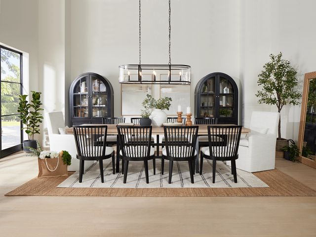 Southlake Black Slat Side Chair