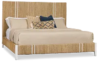 Nantucket Light Tone Woven Panel Bed