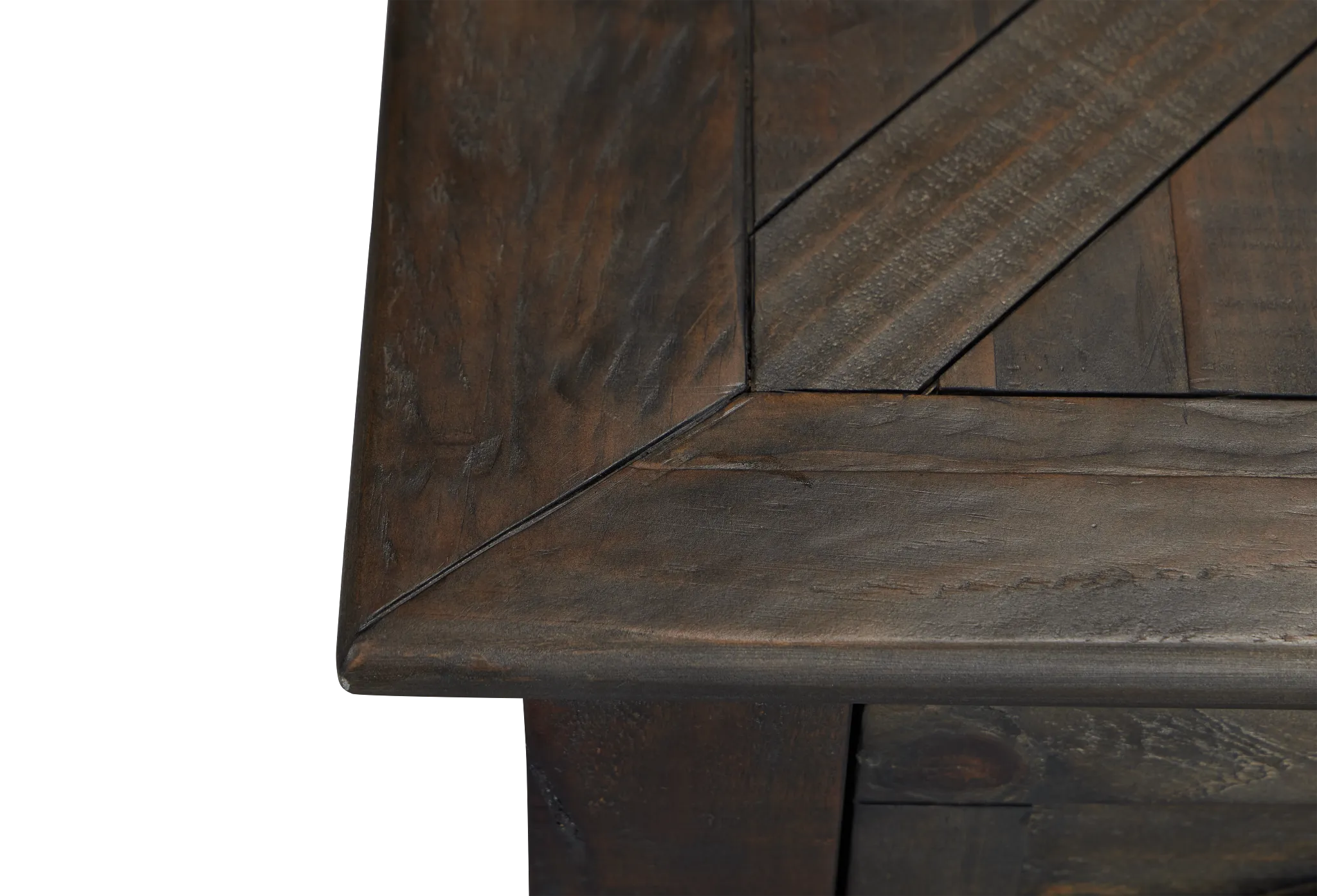 Garrett Dark Tone Storage End Table