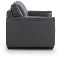 Lane Dark Gray Lthr/vinyl Loveseat