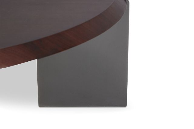 Atticus Dark Tone Round Coffee Table