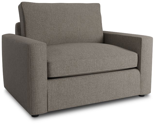 Siesta Elevation Khaki Fabric Memory Foam Sleeper