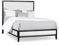 Alden Black Uph Platform Bed