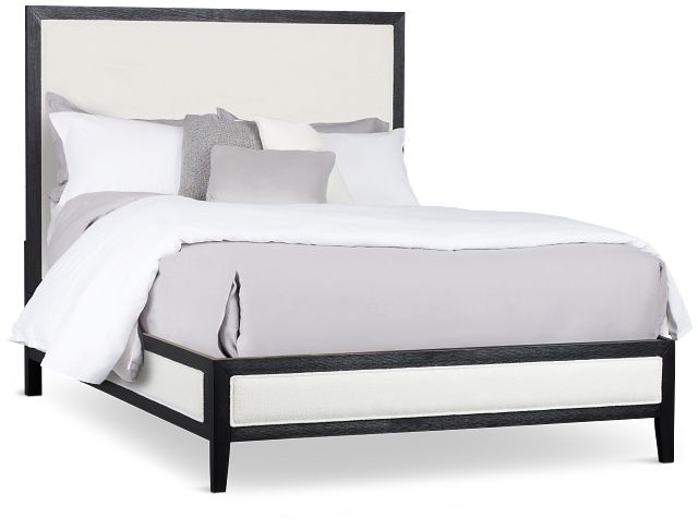 Alden Black Uph Platform Bed