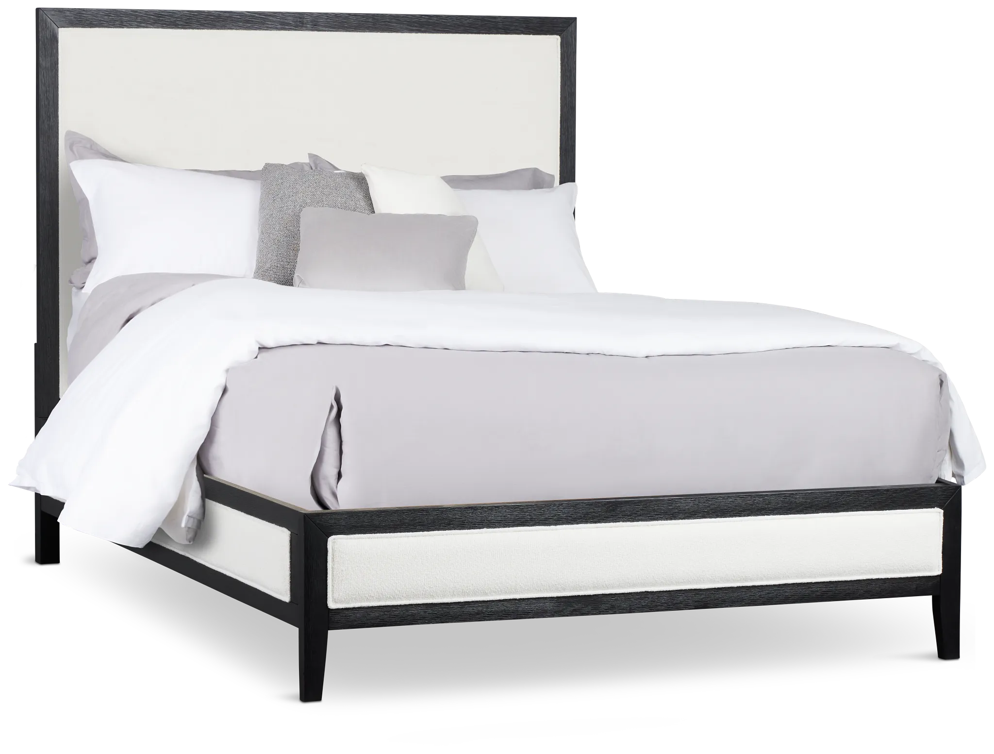 Alden Black Uph Platform Bed