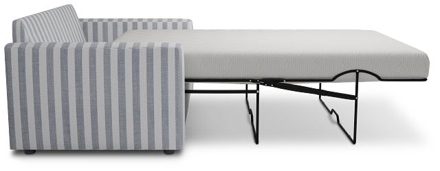 Siesta Sea Lane Dark Blue Fabric Cooling Memory Foam Sleeper