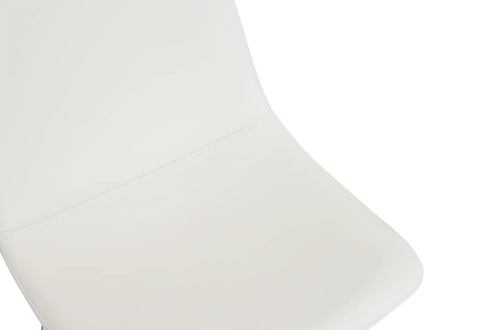 Havana Whitemicro Upholstered 30" Barstool W/ Chrome Legs Havana Whitemicro Upholstered 30" Barstool W/ Chrome Legs