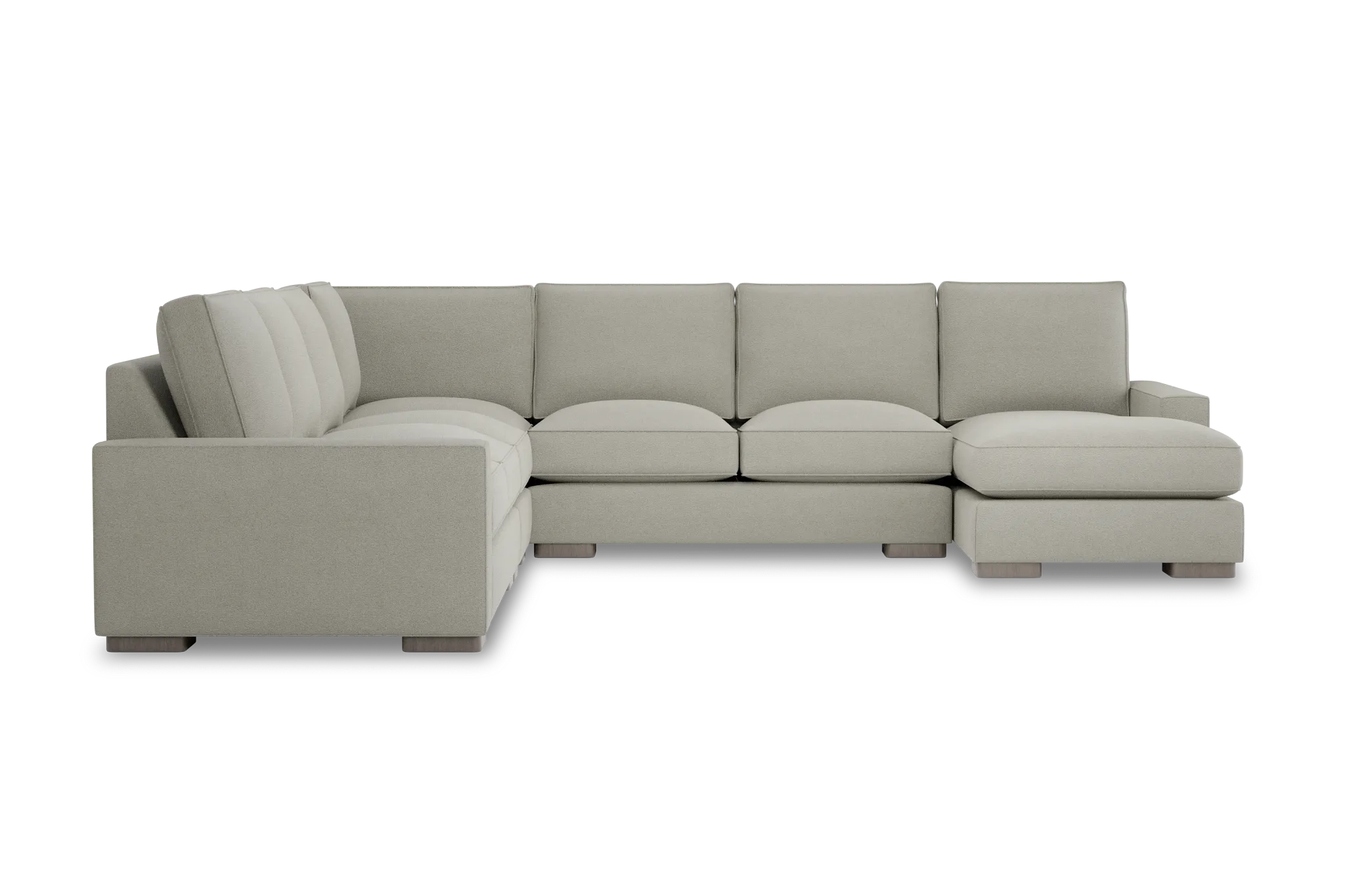 Edgewater Elite Gray Large Right Chaise Sectional