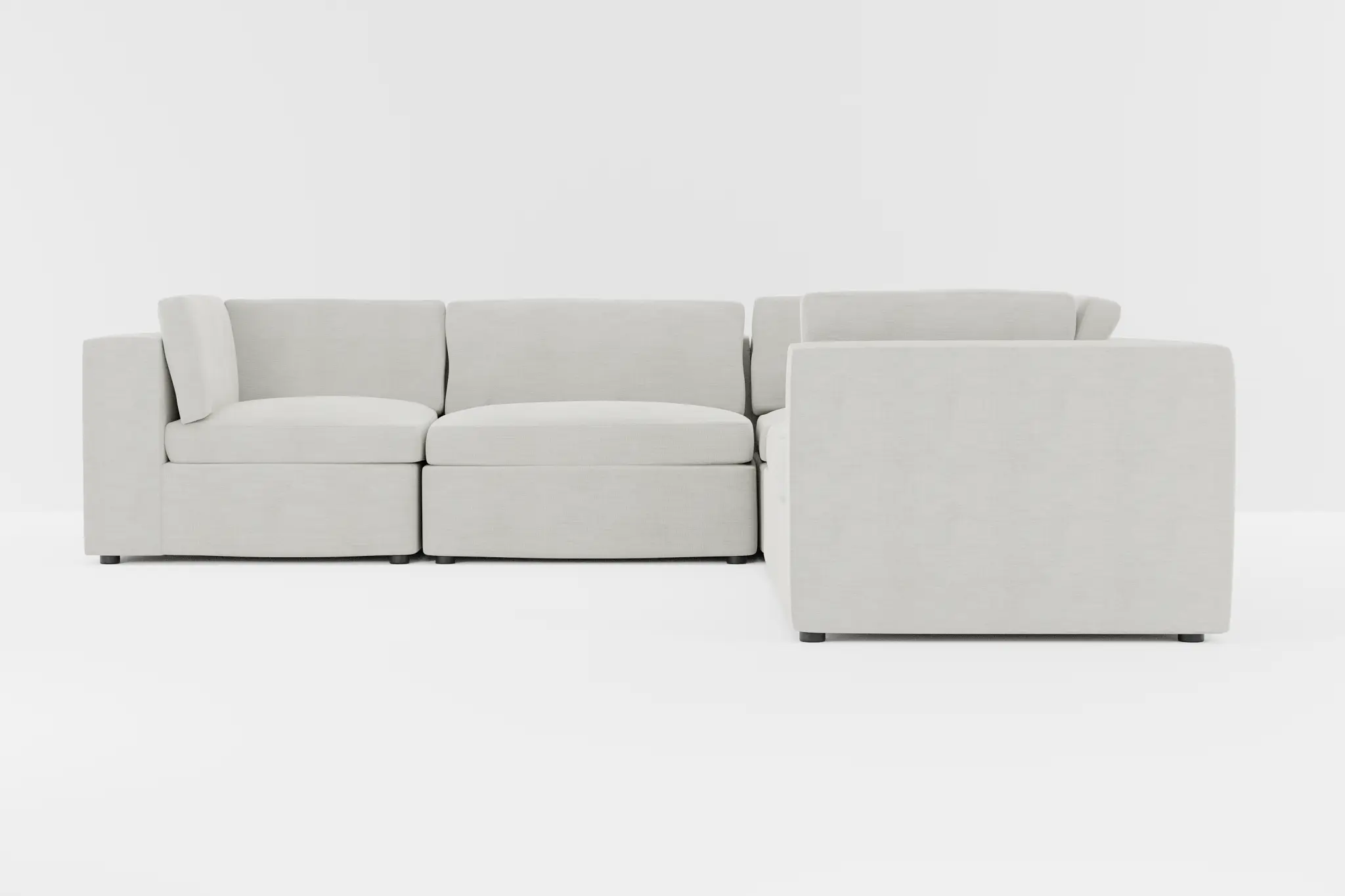 Destin Maguire Ivory Fabric 5-piece Modular Sectional Destin Maguire Ivory Fabric 5-piece Modular Sectional