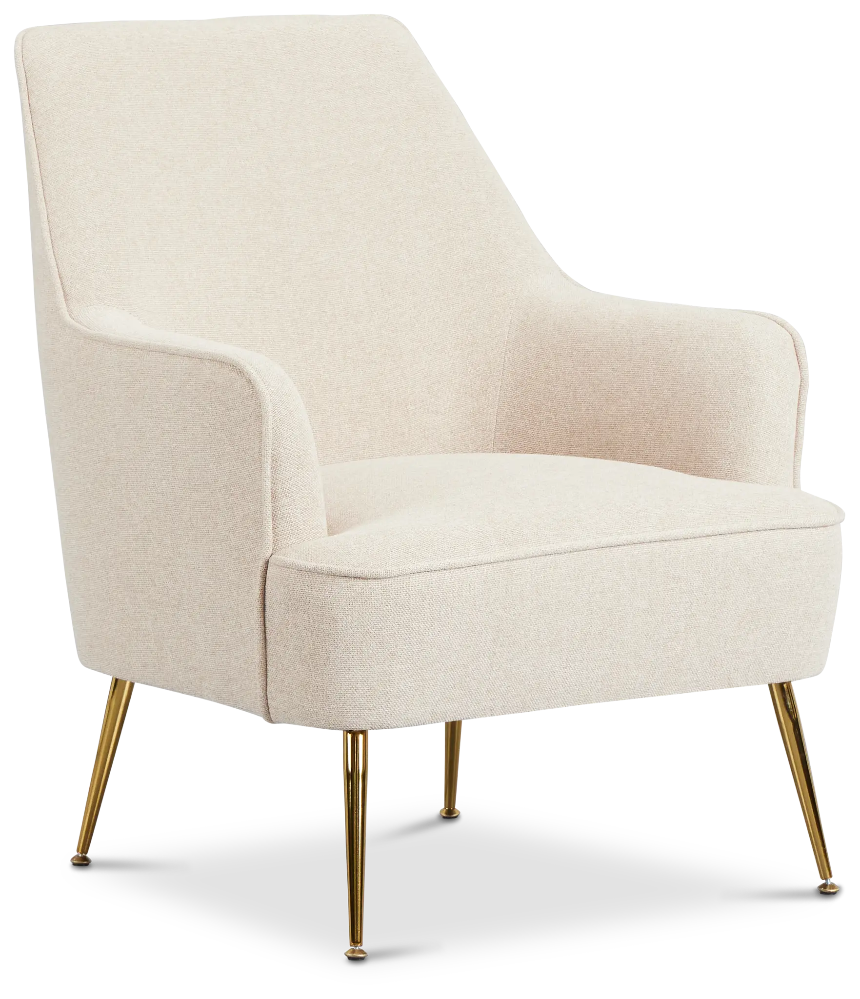 Lina Beige Fabric Accent Chair Lina Beige Fabric Accent Chair