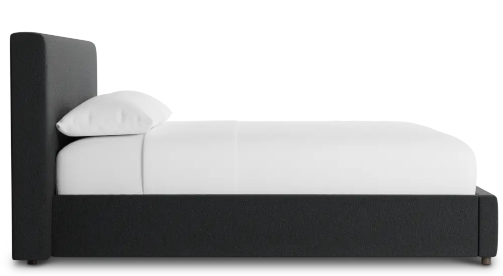 Grayton Elite Black 44" Upholstered Platform Bed Grayton Elite Black 44" Upholstered Platform Bed