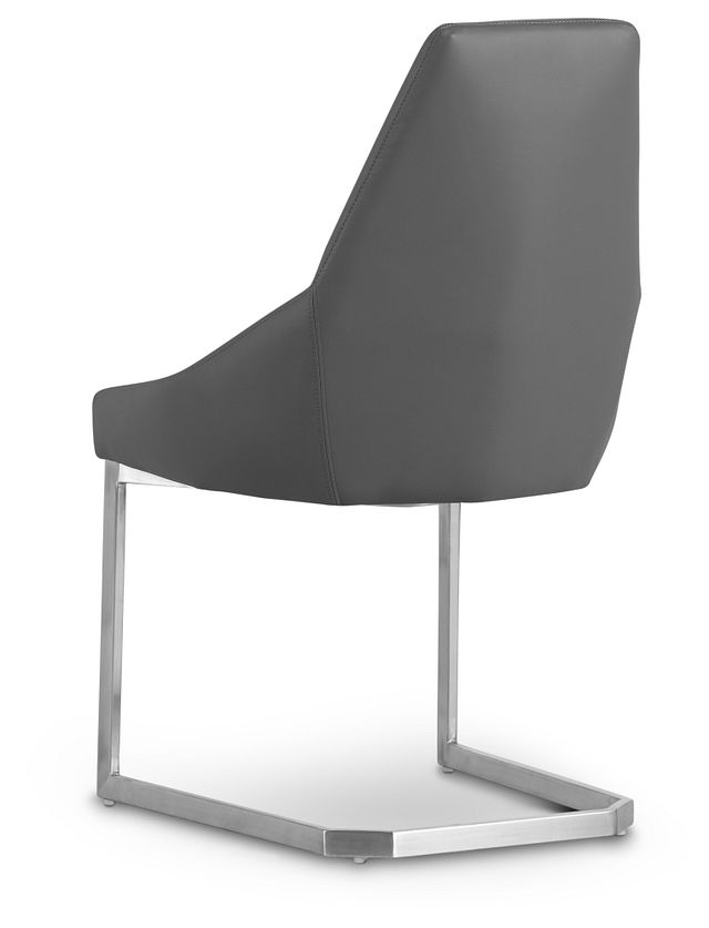 Monaco Gray Upholstered Side Chair