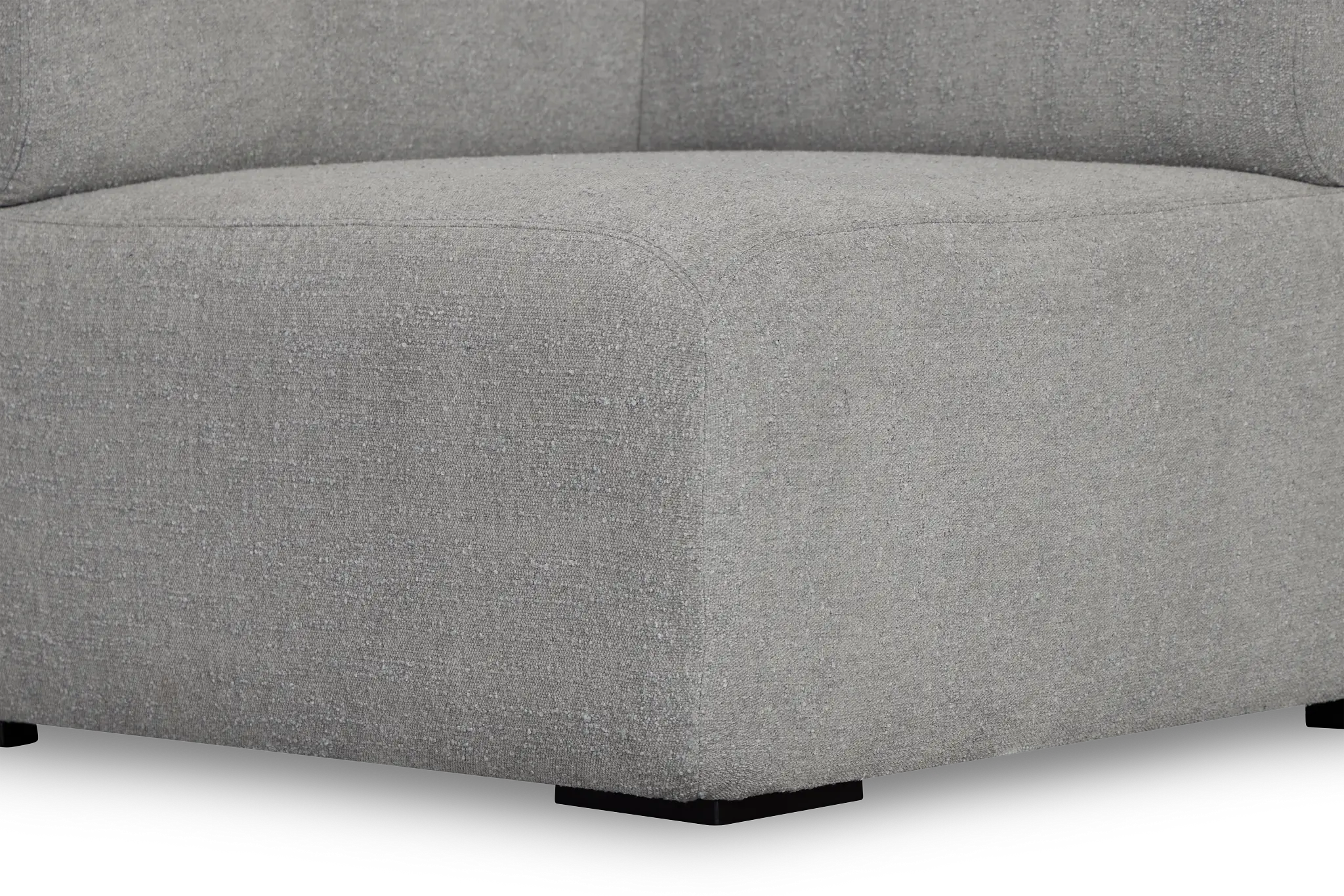 Celeste Light Gray Fabric Wedge Celeste Light Gray Fabric Wedge