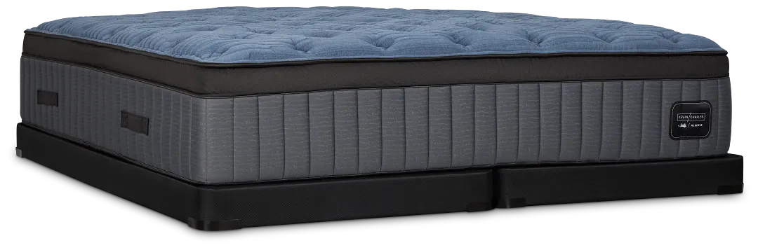 Kevin Charles By Sealy Reserve Lux Plush Low-profile Mattress Set