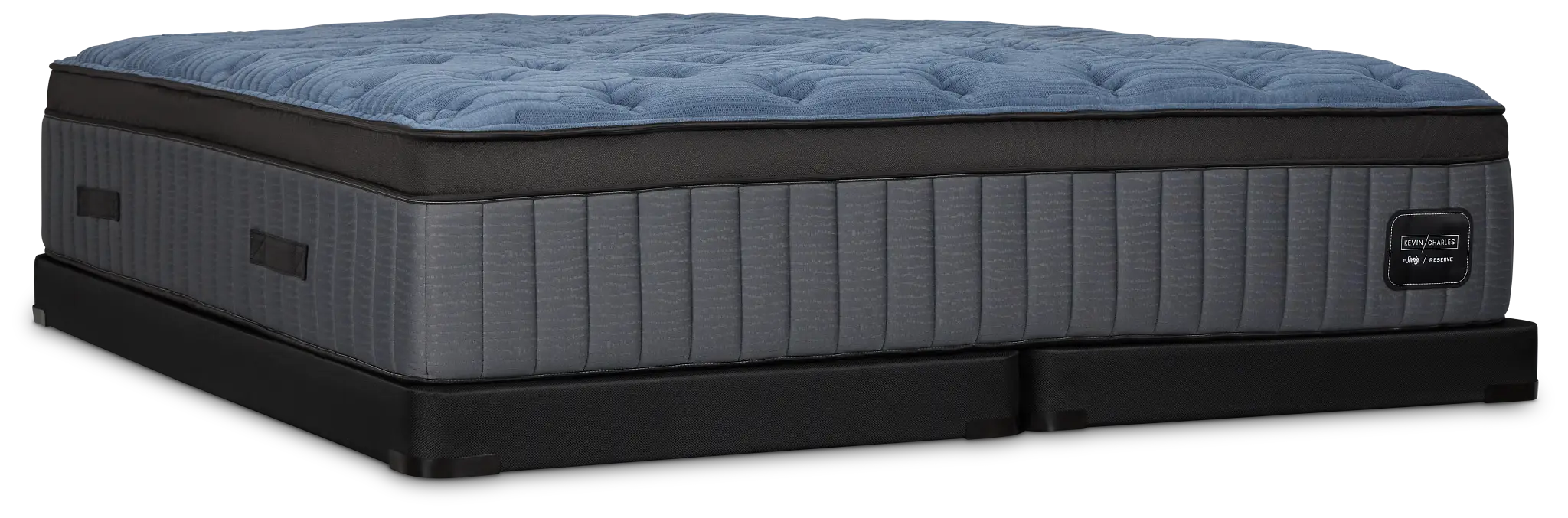 Kevin Charles By Sealy Reserve Lux Plush Low-profile Mattress Set Kevin Charles By Sealy Reserve Lux Plush Low-profile Mattress Set
