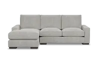 Edgewater Elevation Khaki Left Chaise Sectional
