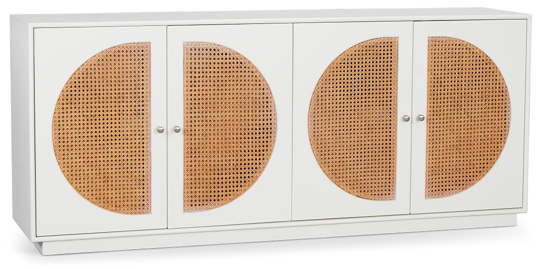 Malibu White Credenza