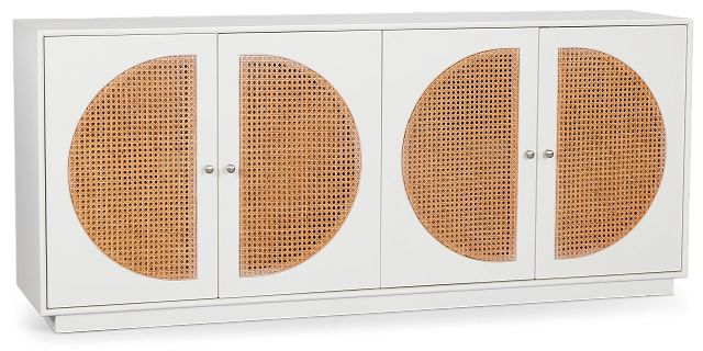 Malibu White Credenza