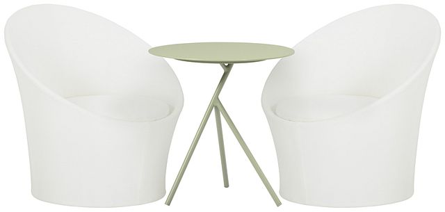 Ibiza Green Curved Balcony Set